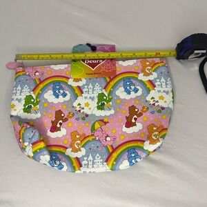 NEW Care Bears Pink Travel Pouch - Rainbows Hearts Star & All the Bears